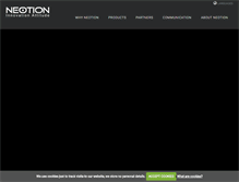 Tablet Screenshot of neotion.com
